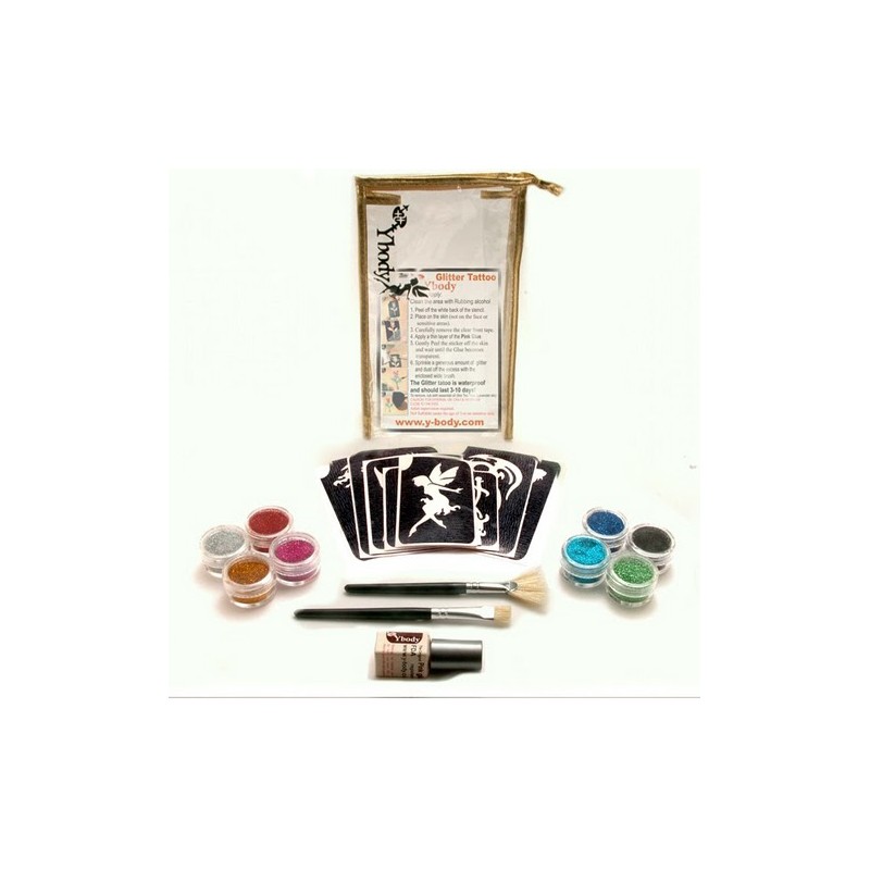 Glitter Ephemeral Tattoo Party Set 