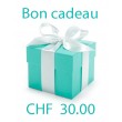 Bon cadeau valeur Frs 30.00