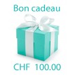 Bon cadeau valeur Frs. 100.00