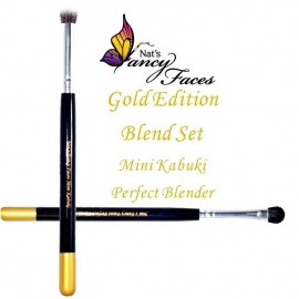 Pinselset Mini Kabuki & Perfect Blender - Nat\'s Gold Edition