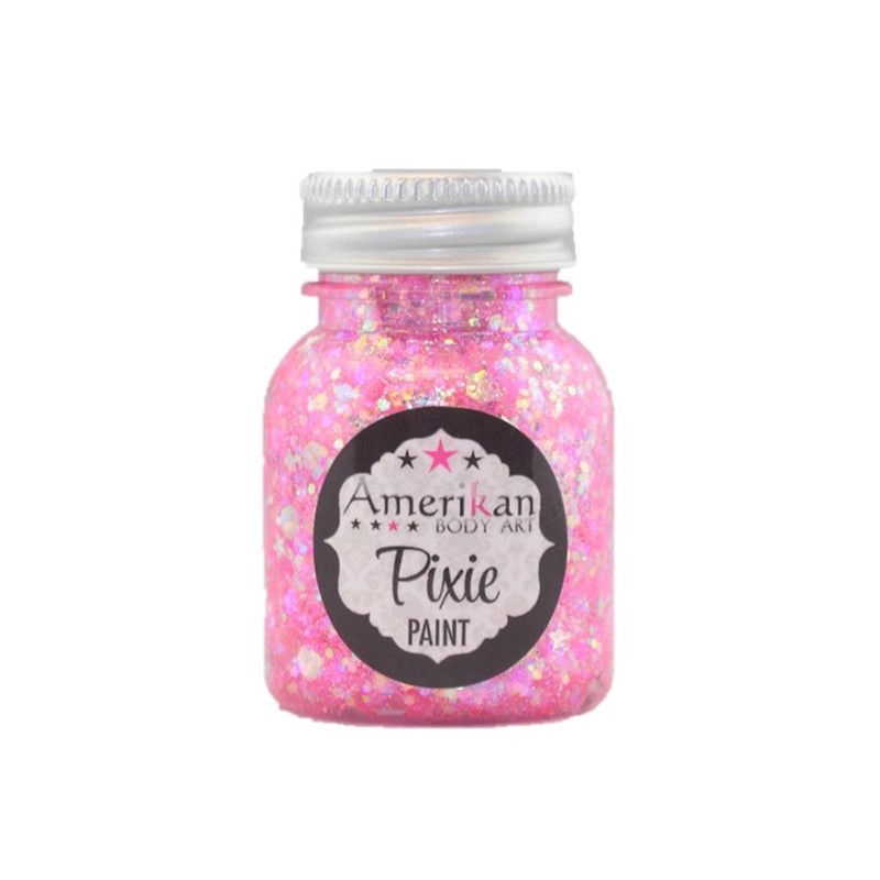 Gel pailleté à base d\'aloe Vera, Pixie Paint \"Pretty in Pink\"