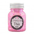 Gel pailleté à base d\'aloe Vera, Pixie Paint \"Pretty in Pink\" paillettes hologrammes roses et blanches