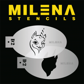 Einhorn-Schablone von Milena Potekhina