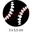 Baseball - Selbstklebende Schablone für temporäre Tätowierungen