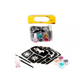 Biologisch abbaubares Glitzertattoo-Kit Family 