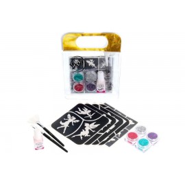 Biologisch abbaubares Glitzertattoo-Kit Feentraum