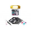 Biologisch abbaubares Glitzertattoo-Kit Feentraum