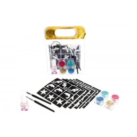 Biologisch abbaubares Glitzertattoo-Kit Kinder