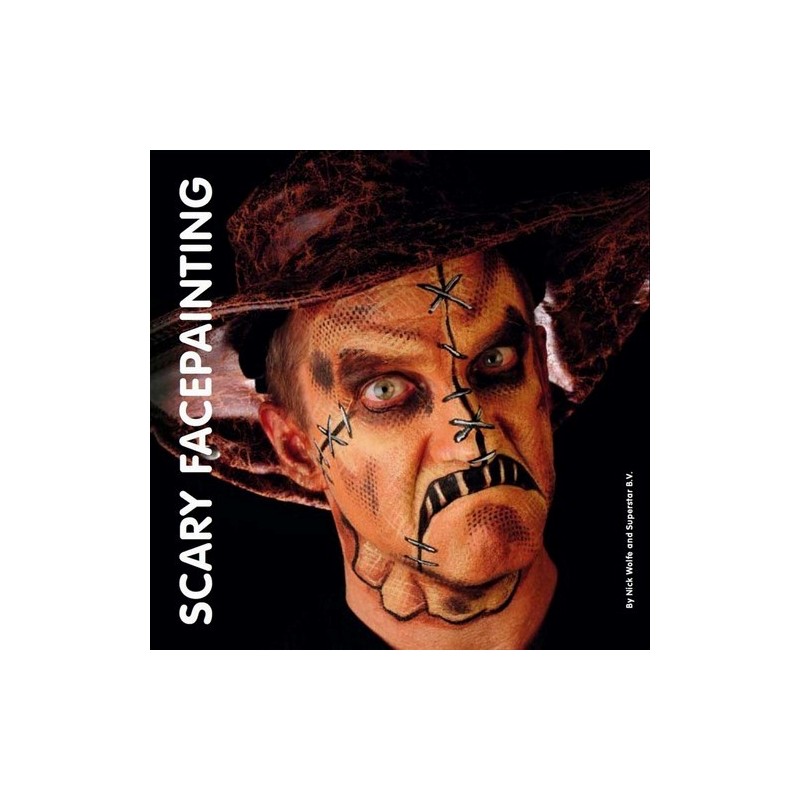 Schminkbuch - Buch Scary face painting (Englisch)