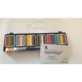 DFX Wasserfarben Make-up-Palette - Splitcake GENDER PRIDE