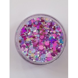 Glitter-Balsam für Make-up UV - Purple Petals 10gm