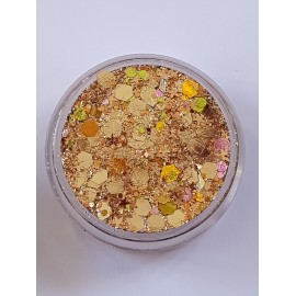Glitter-Balsam für Make-up - Golden Copper Rose10gm