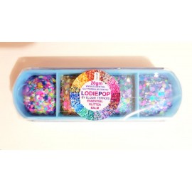 Glitter-Balsam für Make-up UV - Lodiepop Collection - 4x5gm