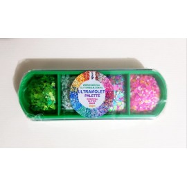 Glitter-Balsam für Make-up UV - Ultraviolet Glow - 4x5gm