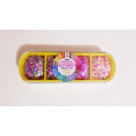 Baume pailleté pour maquillage UV - Butterfly - 4x5gm