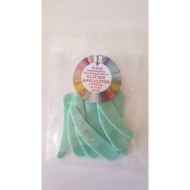 Glitter-Applikator für Make-up 10 x Mint