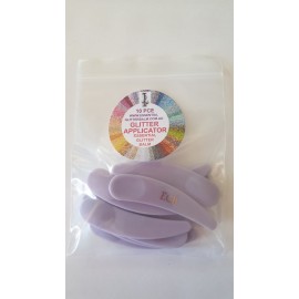 Glitter-Applikator für Make-up 10 x Mauve