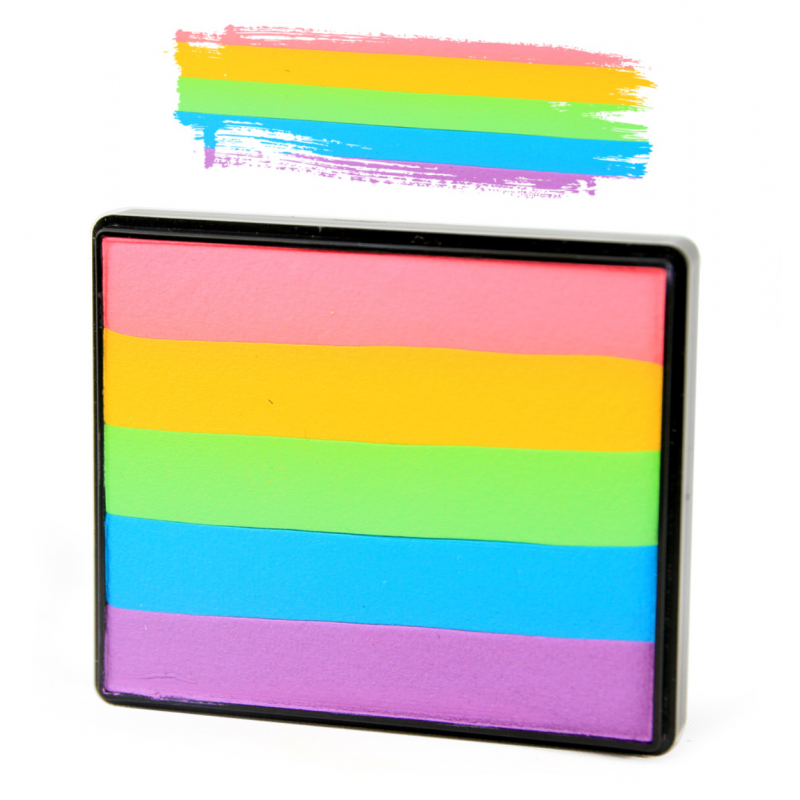 Fard multicolore pour maquillage - Pixie Soft Rainbow