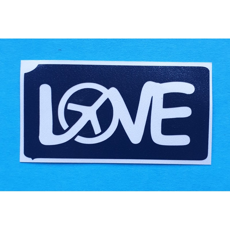 Schablone Zoé4life - Peace-love selbstklebende Schablone für temporäre Tattoos
