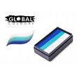 Global Seaside Fun Stroke 25g, Ultra Blue, Teal, White.