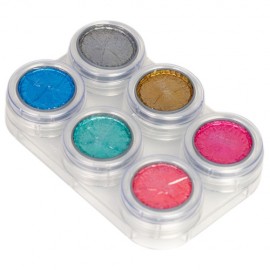 Maquillage à l\'eau, conçu pour le maquillage du visage et corporel Grimas Palette P6 nacrée