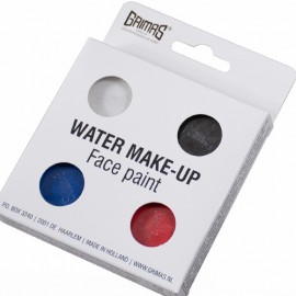 Maquillage à l\'eau, conçu pour le maquillage du visage et corporel - Palette A4 BASIC