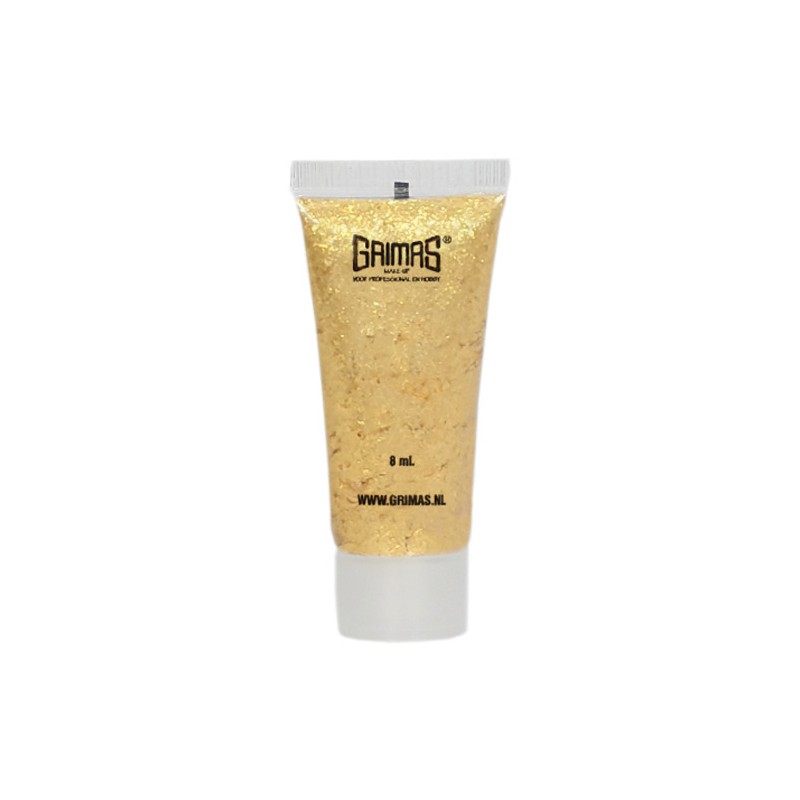 Grimas Shimmer Gel Or est une paillette très brillante dans une texture gélifiée 8ml 