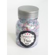 Glitzergel mit Aloe Vera, Pixie Paint \"Winter Wonderland\" Transparente holographische Mischung aus Rosa, Blau und Silber mit S