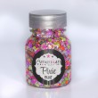 Gel pailleté à base d\'aloe Vera, Pixie Paint \"Valley Girl\" mélange de paillettes chunky fluo / UV