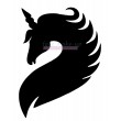 Licorne mythique - pochoir autocollant pour tatouages éphémères