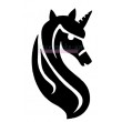 Licorne gracieuse - pochoir autocollant pour tatouages éphémères