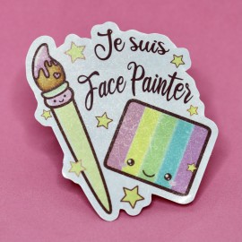 Sticker - Vinylaufkleber - Je suis Face Painter