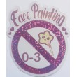 Sticker - Vinylaufkleber - Face Painting 0-3