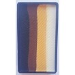 Bear Hug - 25g One Stroke Magnetic Face & BodyArt Cake Paint Noir, Marron, Abricot, Blanc.