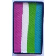 Birthday Girl One Stroke (25g) de Global Colours : magenta, blanc, vert citron et bleu sarcelle.