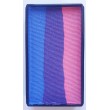 Bi Flag One Stroke (25 g) Global die LGBTQIA+-Flagge Fresh Blue, Purple und Candy Pink.