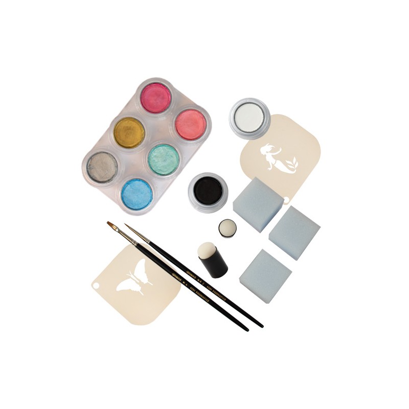 Grimas Set de maquillage à l\'eau 6 couleurs P6