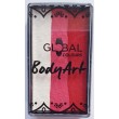 Ruby Rose One Stroke (25g) von Global Colours, Rouge, Rose, Blanc.