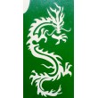 Dragon chinois - pochoir ECO- vert autocollant pour tatouages éphémères