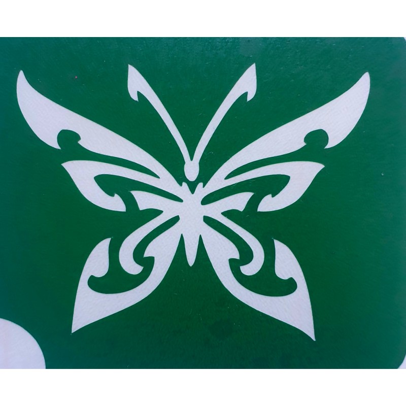 Schmetterling - ECO-vertaut Schablone für ephemere Tattoos