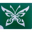 Schmetterling - ECO-vertaut Schablone für ephemere Tattoos