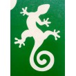 Gecko - ECO-vertaut Schablone für ephemere Tattoos