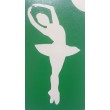 Danseuse étoile Pochoir ECO-vert pour tatouages éphémères