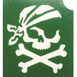 Pirate squelette Pochoir ECO-vert pour tatouages éphémères