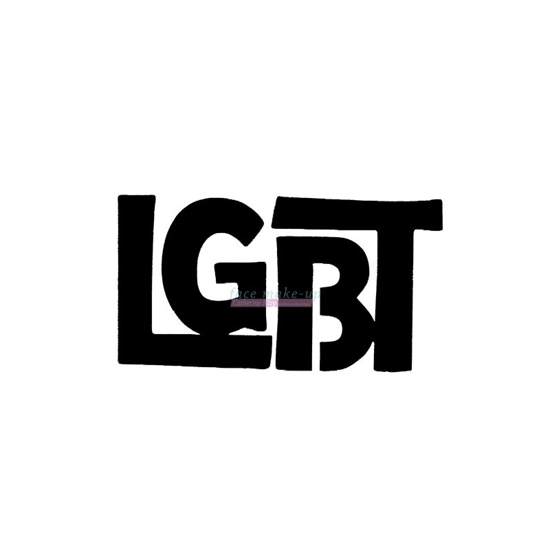 LGBT selbstklebende Schablone für temporäre Tattoos