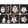 Pochoirs multiples pour tatouages éphémères - Petits Monstres