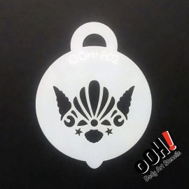 Pochoir réutilisable pour maquillage - Couronne de sirène - Ooh Stencil - Petite