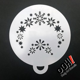 Pochoir pour maquillage Flocons de neige - Ooh Stencils - Flip