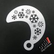 Pochoir réutilisable pour maquillage Flocons de neige 2 - Ooh Stencils - Wrap