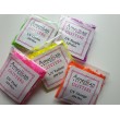 Paillettes UV Jaune-Vert-Violet-Rose-Orange- 5 x 10gr